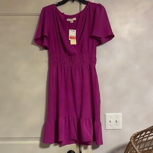Elegant Magenta Women's Dress